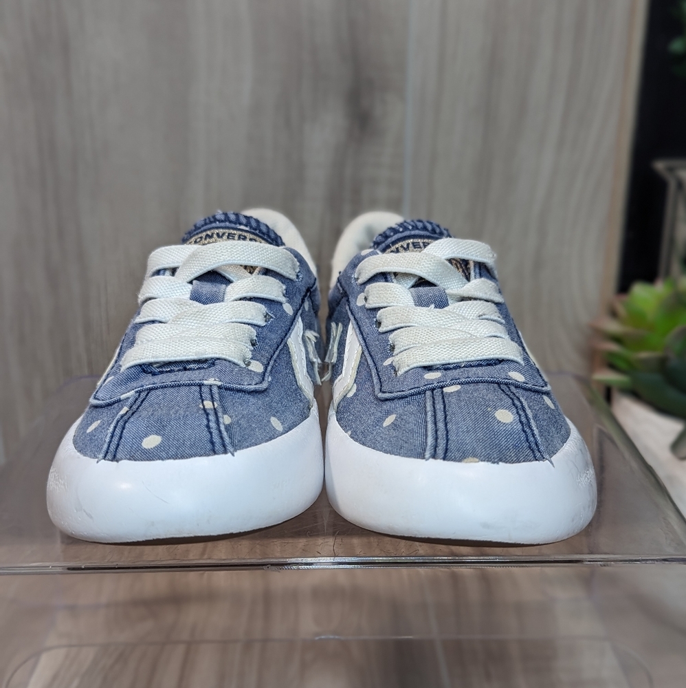 Girls Converse One Star No Tie Chambray Sneakers Size 10.5 - Picture 5 of 10